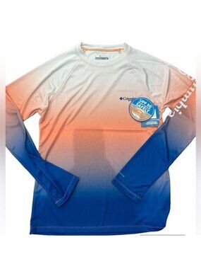 Columbia Kids PFG Long Sleeve Sun Guard Shirt Youth Medium NWT